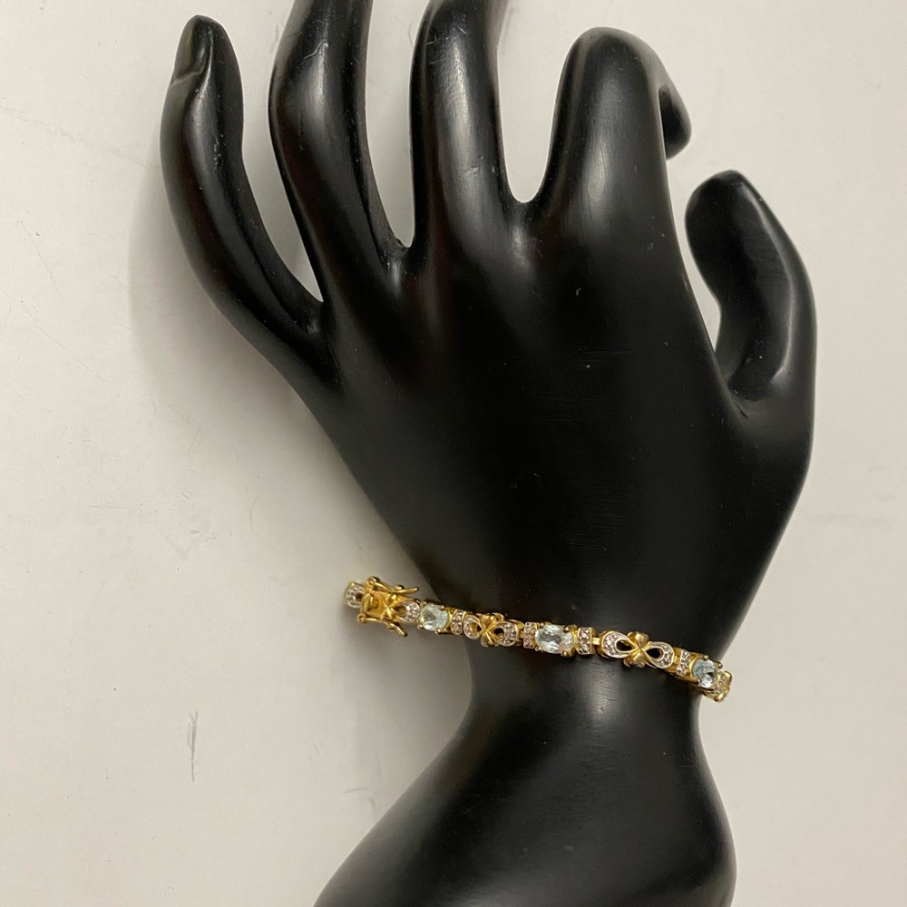 Sterling Silver Bracelet Gemstone Bracelet - Picture 10 of 16